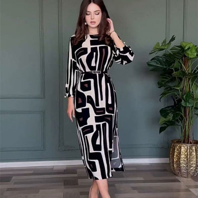 Fashion Printing Elegant Graceful Women's Dress | MODE BY OH