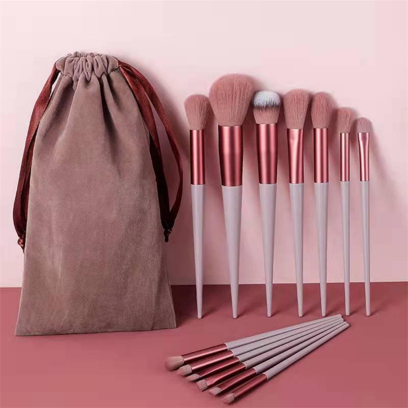 13Pcs Makeup Brushes - Make Up Concealer Brush Blush Powder Brush Eye Shadow Highlighter Foundation Brush Cosmetic Beauty Tools - MODE BY OH