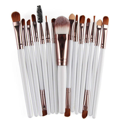 18 fan-shaped make up makeup brushes - MODE BY OH