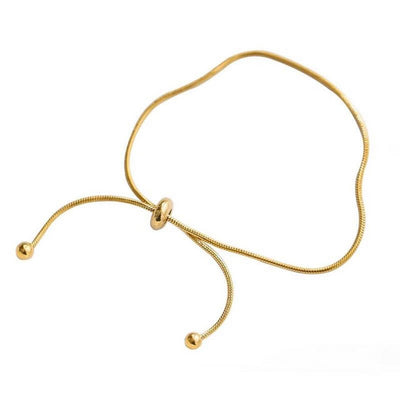 18K Gold Snake Chain Titanium Steel Anklet - MODE BY OH
