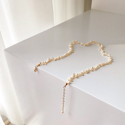 Women's Vintage Necklace Temperament Wild Fresh Water String Of Pearls