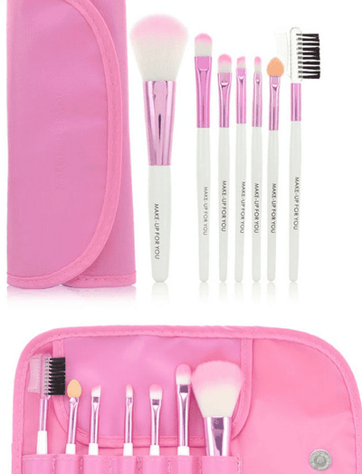 7 make up brushes, high-end makeup brush bag, a variety of colors available - MODE BY OH