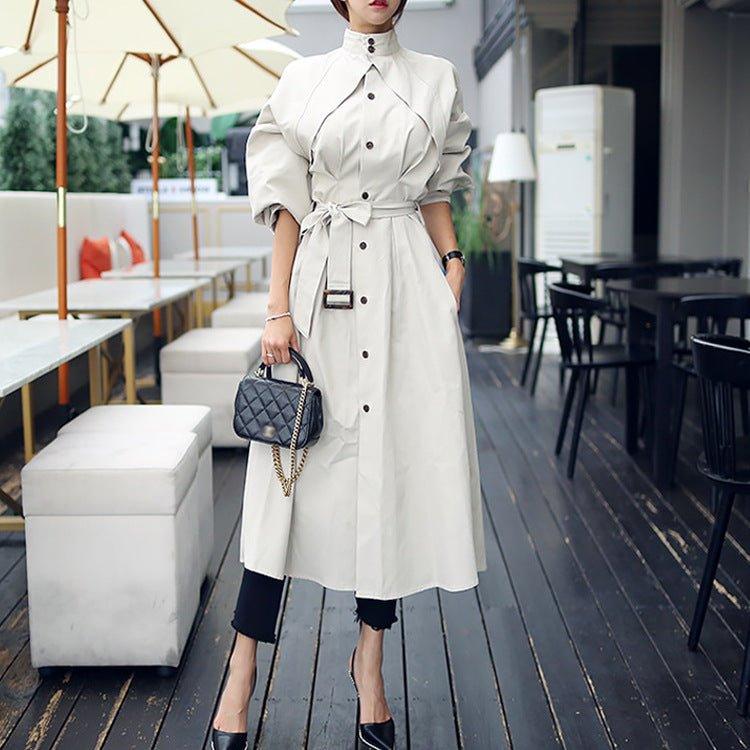 Bat sleeve trench coat | MODE BY OH
