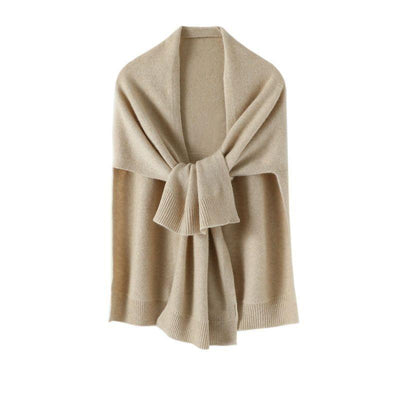 Cashmere Shawl Outer Match Knitted Thick Warm | MODE BY OH