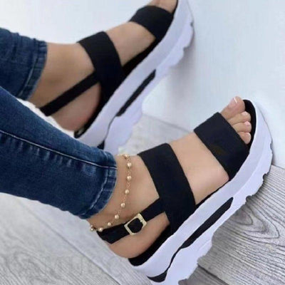 Women's Shoes Casual Buckle Platform Sandals Summer Fashion | MODE BY OH