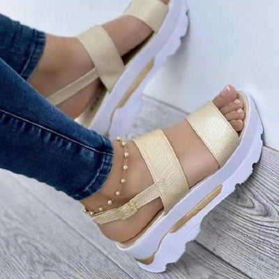 Women's Shoes Casual Buckle Platform Sandals Summer Fashion | MODE BY OH