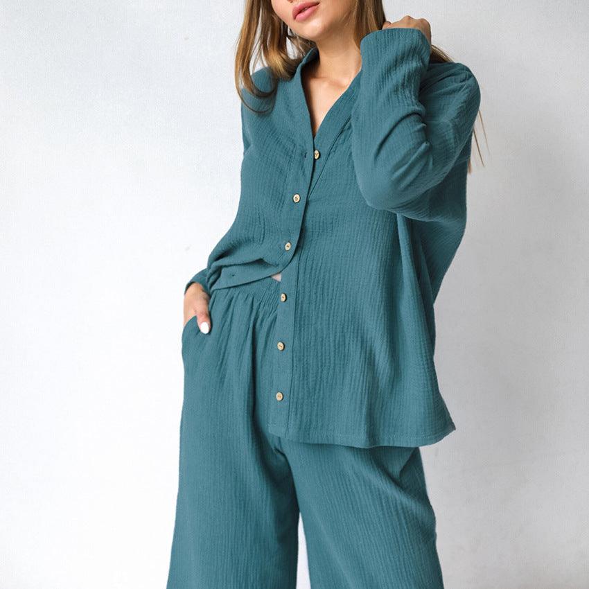 Crepe Cotton Pajamas - MODE BY OH