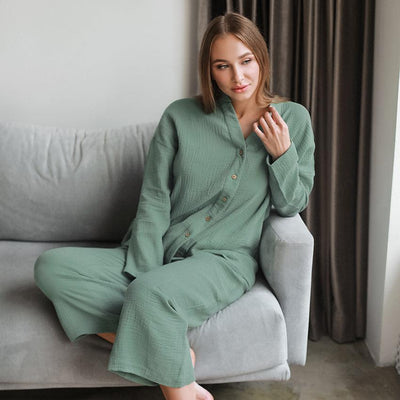Crepe Cotton Pajamas | MODE BY OH