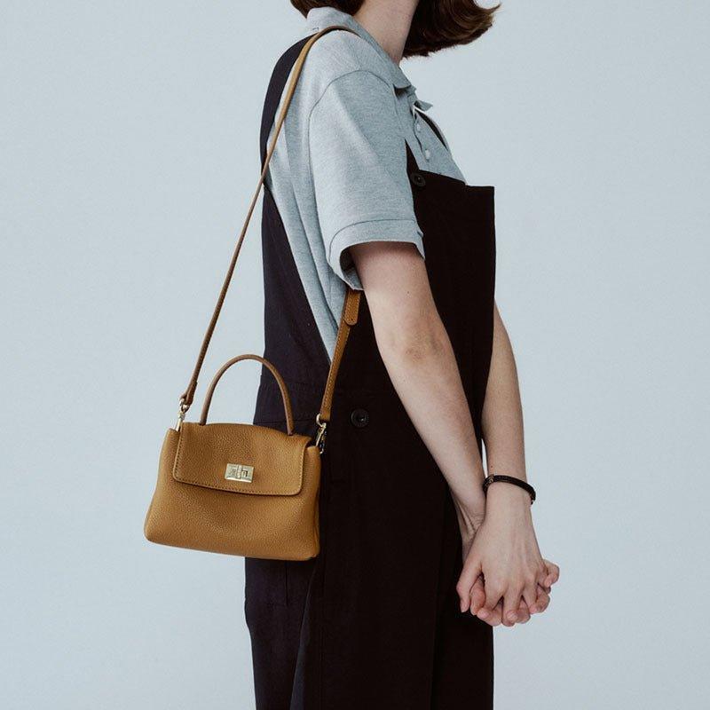 First Layer Cowhide Portable Mini Bag | MODE BY OH