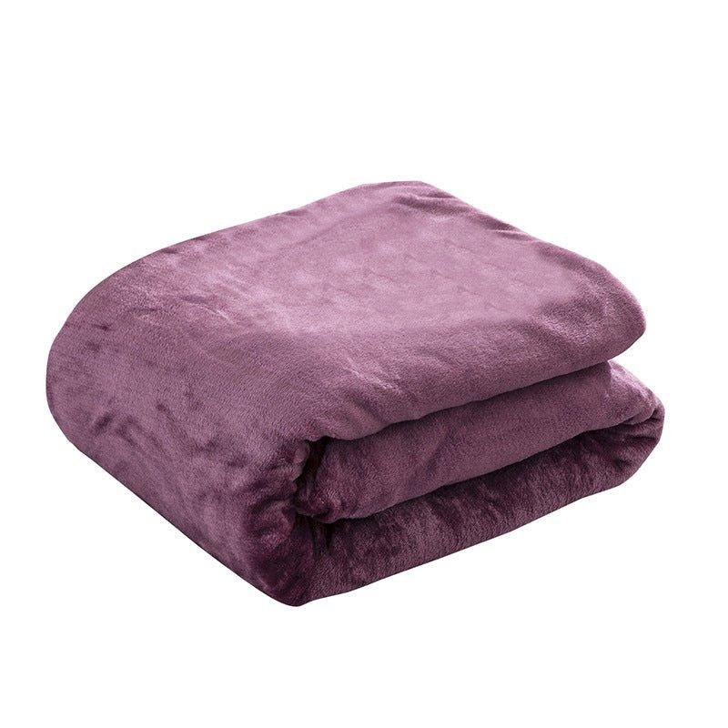 Flannel Coral Fleece Office Nap Air Conditioner Blanket Making - MODE BY OH