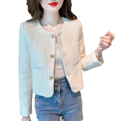 French Style Jacket Women's Coat Tweed | MODE BY OH