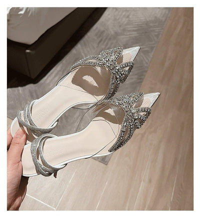 High-end Crystal Evening Shoes | MODE BY OH