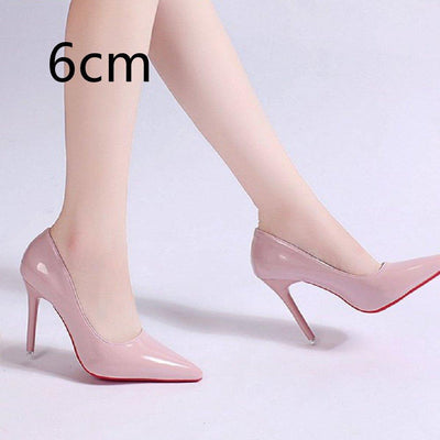 Pumps Women's Stiletto Heel Pointed Toe Sexy High Heels Shallow Mouth Super High Heel Solid Color | MODE BY OH