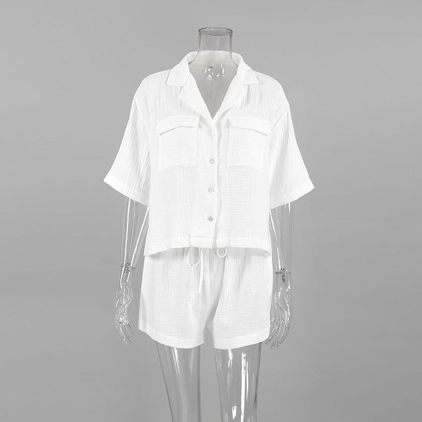 Short Sleeve Shorts Pajamas - MODE BY OH
