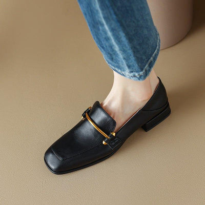 Spring New Thick With Square Head Deep Mouth Four Seasons Single Shoes | MODE BY OH