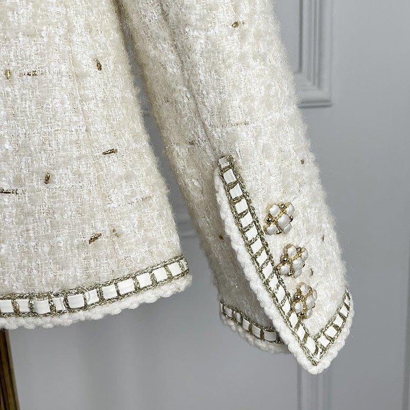 White Tweed Jacket - MODE BY OH Perfect for New Year's Day 2024