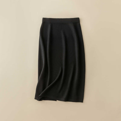Women's Autumn Clothing Slim Pineapple Needle One-step Skirt Straight Skirt | MODE BY OH