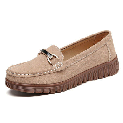 Women's British Style Flat Shoes | MODE BY OH