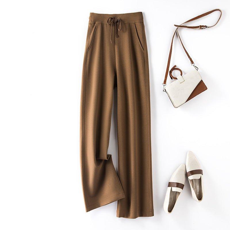 Women's Loose Slimming And Straight Wide-leg Pants | MODE BY OH
