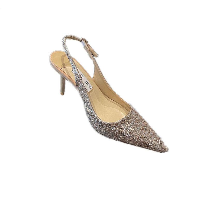 Women's Pointed Toe Sequin Stiletto Heels | MODE BY OH