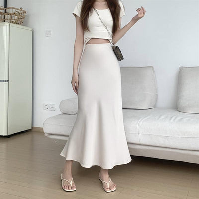 Women's Summer New Design Sense Niche High Waist Fishtail Skirt - MODE BY OH