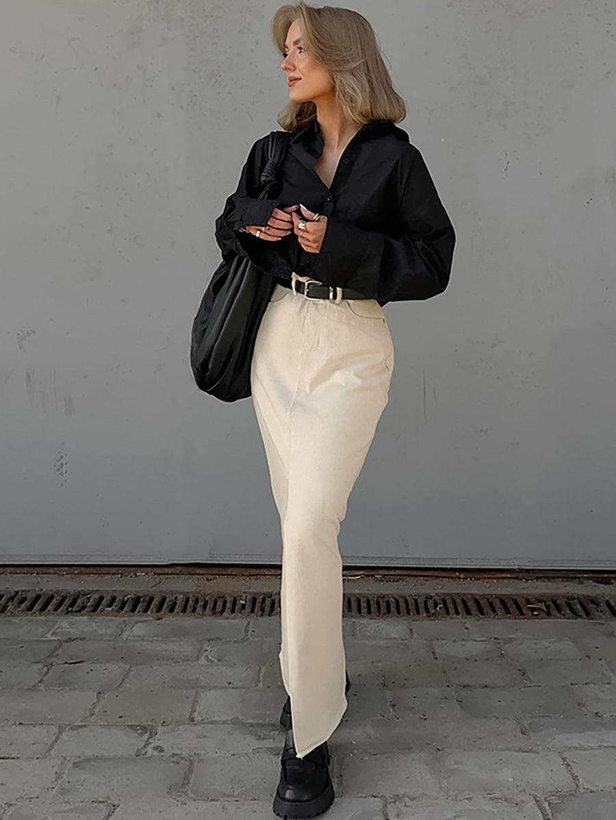 Women's Temperament Slim-fitting Simple Versatile Skirt | MODE BY OH
