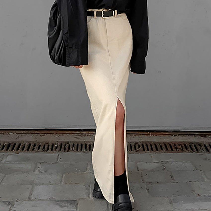 Women's Temperament Slim-fitting Simple Versatile Skirt - MODE BY OH