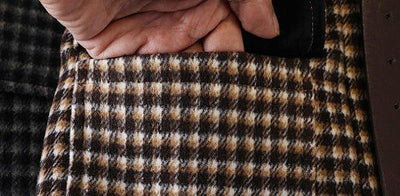 Woolen Plaid Sheath Skirt Women | MODE BY OH