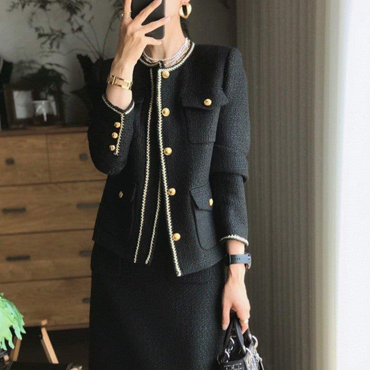 Classic Style Tweed Skirt Suit | MODE BY OH