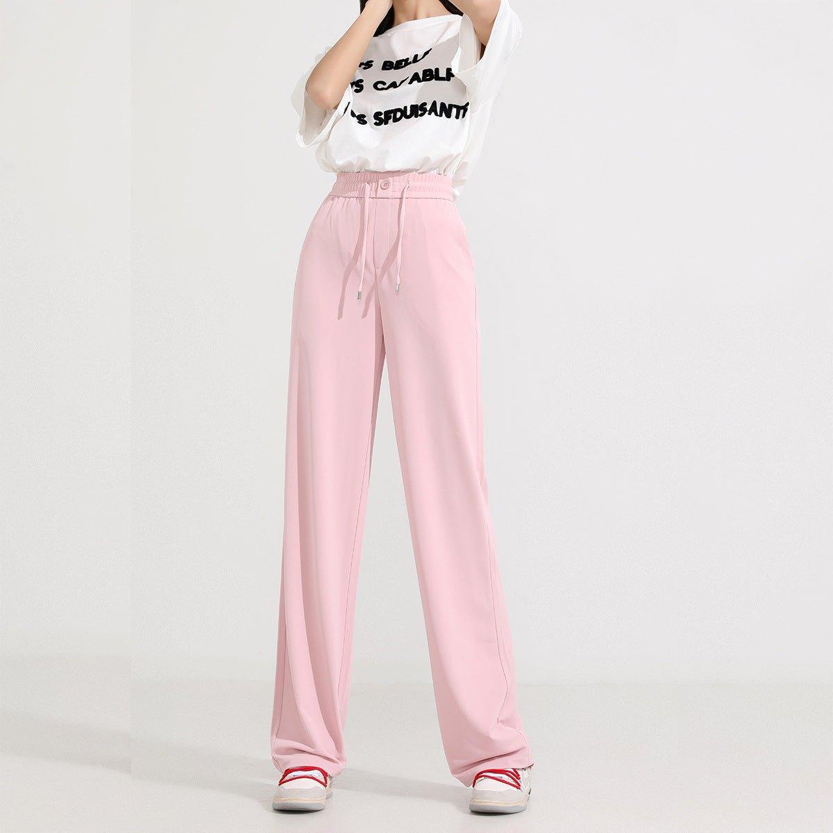 Cold Loose Drooping Straight Casual Wide-leg Pants | MODE BY OH
