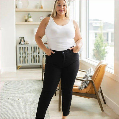 High Grinding Elastic Plus Size Women's Jeans | MODE BY OH