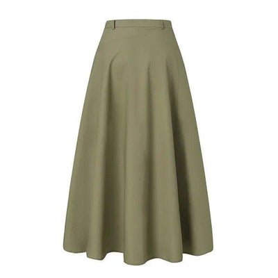 High Waist All-match A- Line Skirt | MODE BY OH
