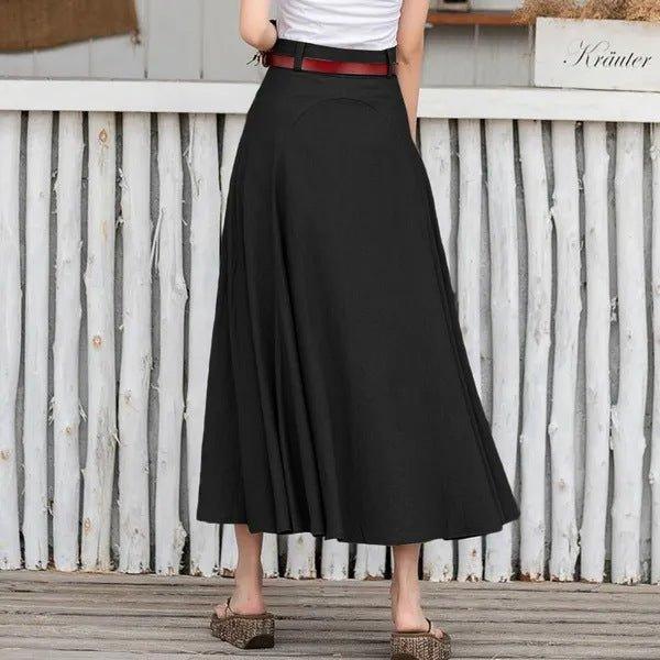 High Waist All-match A- Line Skirt | MODE BY OH
