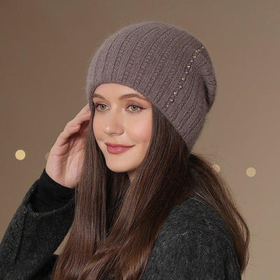 Knitted Wool Double-layer Warm Hat Fashion | MODE BY OH