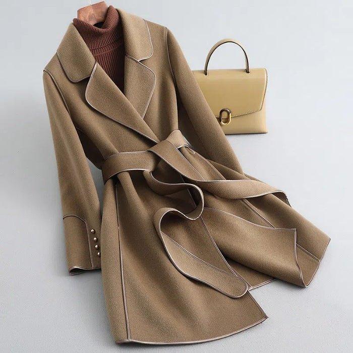 Korean Style Wool Coat | MODE BY OH