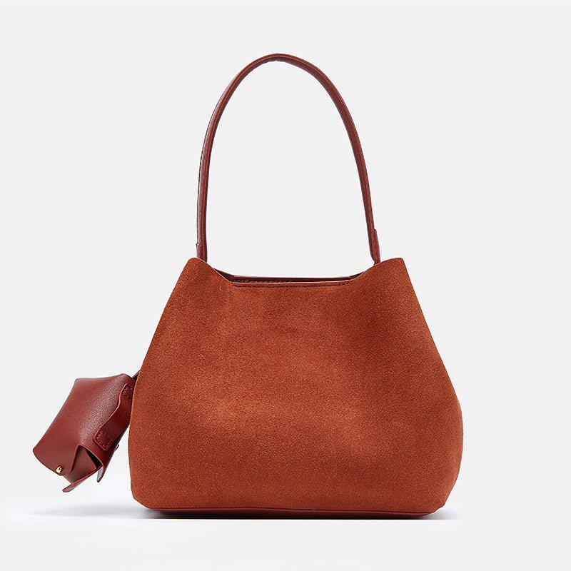 Leather Bucket Bag | MODE BY OH