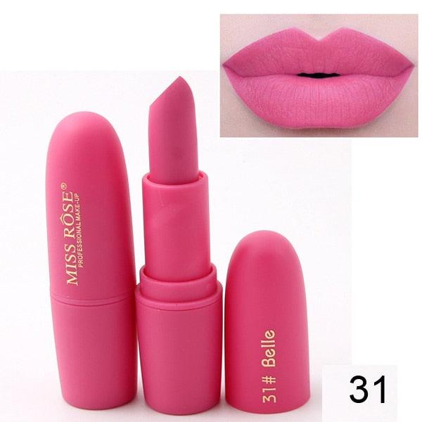 MISS ROSE Lipstick Matte Waterproof Velvet Lip Stick - MODE BY OH