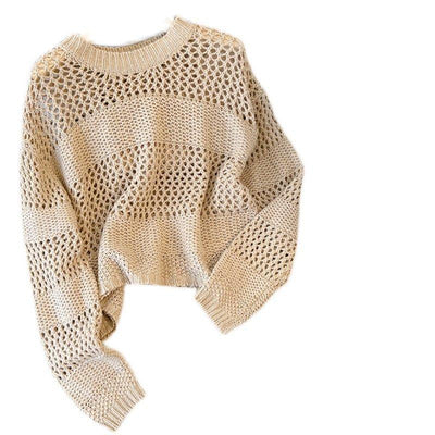 Stylish Loose Crewneck Knitted Top | MODE BY OH