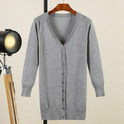V-neck Woman Cardigan | MODE BY OH